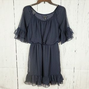 City Triangles | Dark blue flowy dress